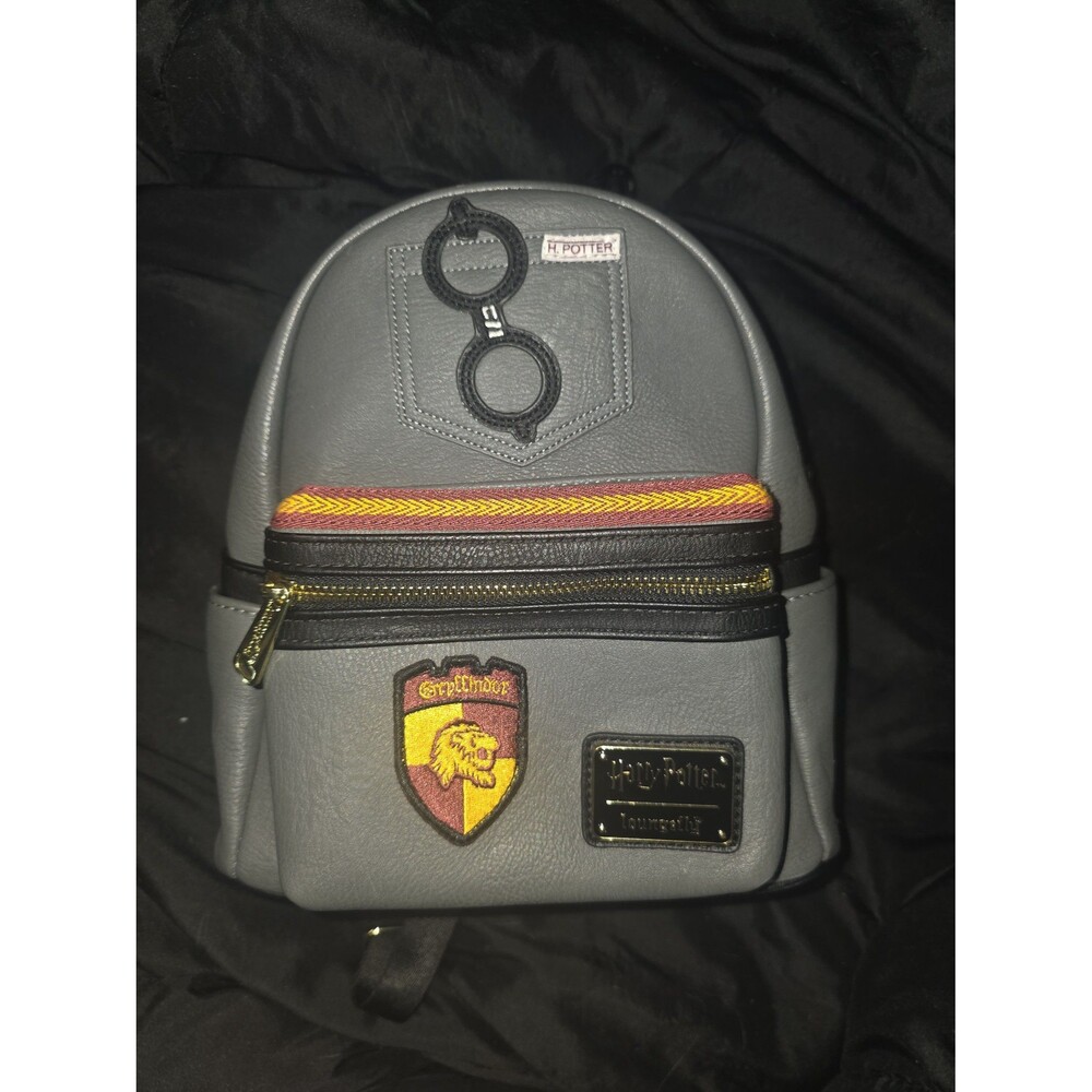 Harry Potter Loungefly Gryffindor mini Backpack bookbag purse bag tote!